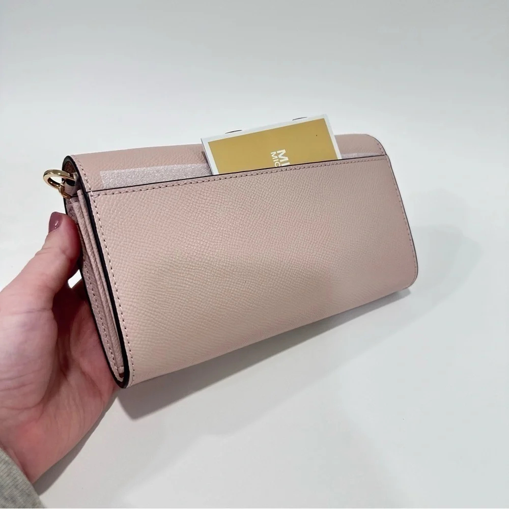 NEW Michael Kors Jet Set Charm Large Envelope Phone Crossbody Wallet Bag